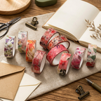 Floral Washi Tape Set, 10 Rolls