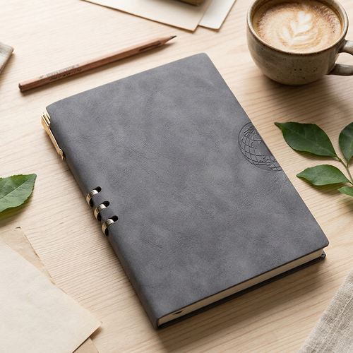 A5 Soft Faux Leather Notebook, 100 Sheets